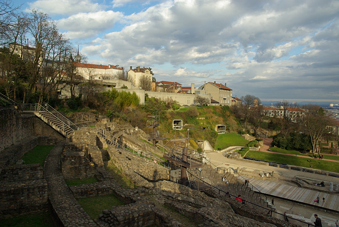 Lyon, Roman amphitheater (courtesy J.-M. Muller)